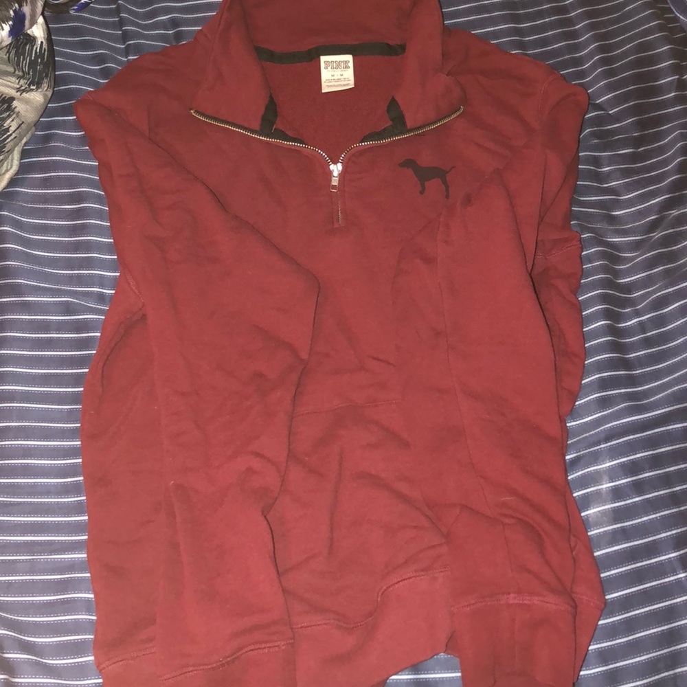 VS Pink half zip!